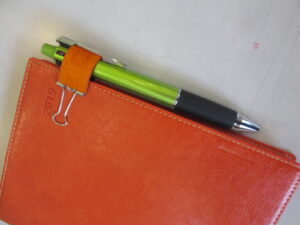 牛革ペンクリップ